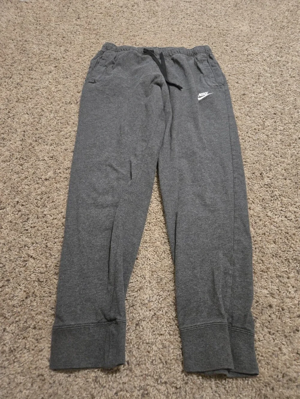 💖Nike Charcoal Gray Drawstring Joggers